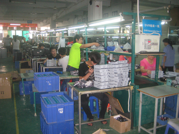 The production line of surveillance products